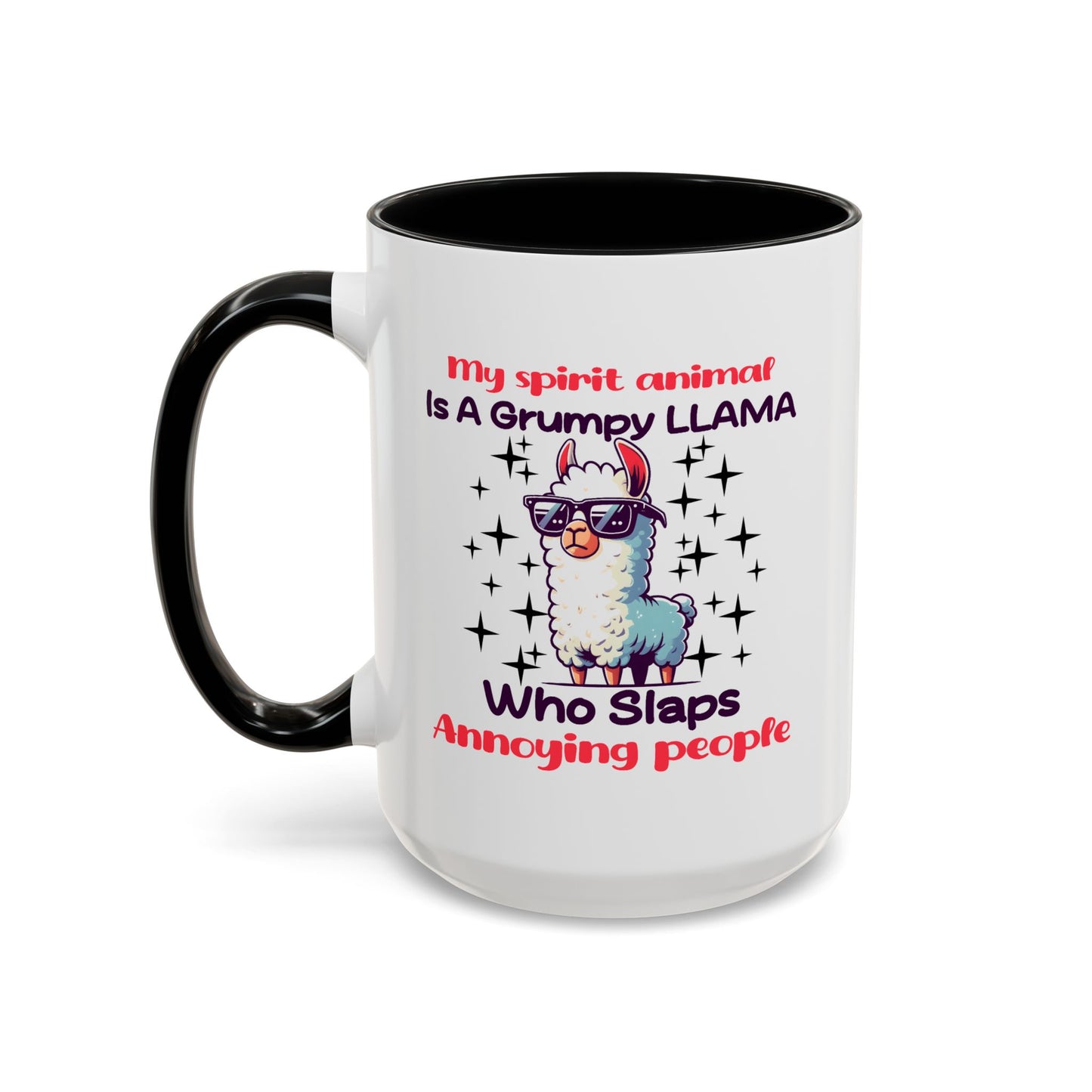 Humor Mug - My Spirit Animal is a Grumpy Llama