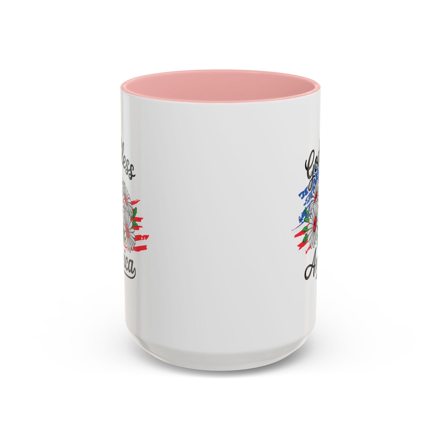 4th of July Mug - God Bless America Daisies