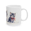 Christmas Mug - Three Kittens Christmas Tree