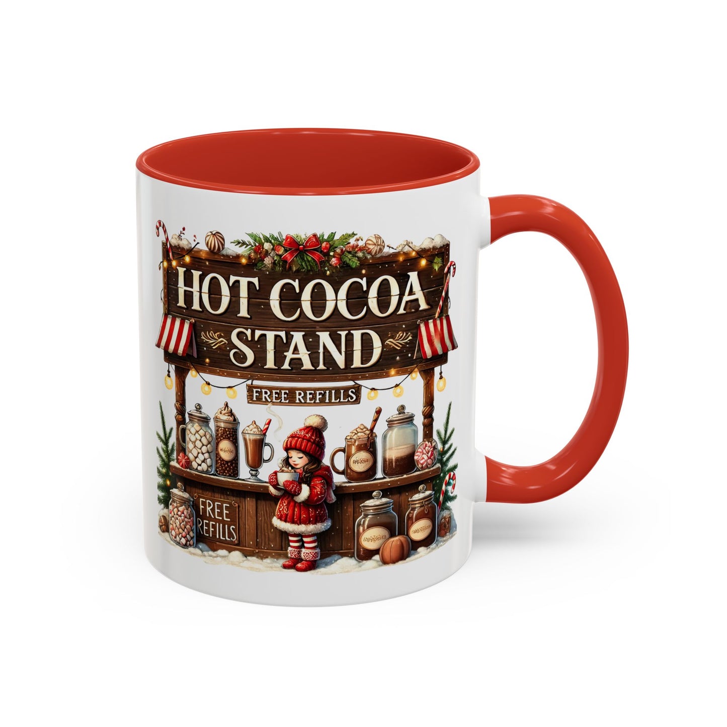 Christmas Mug - Hot Cocoa Stand Free Refills