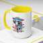 Alien Mug - Multicoloured Cow