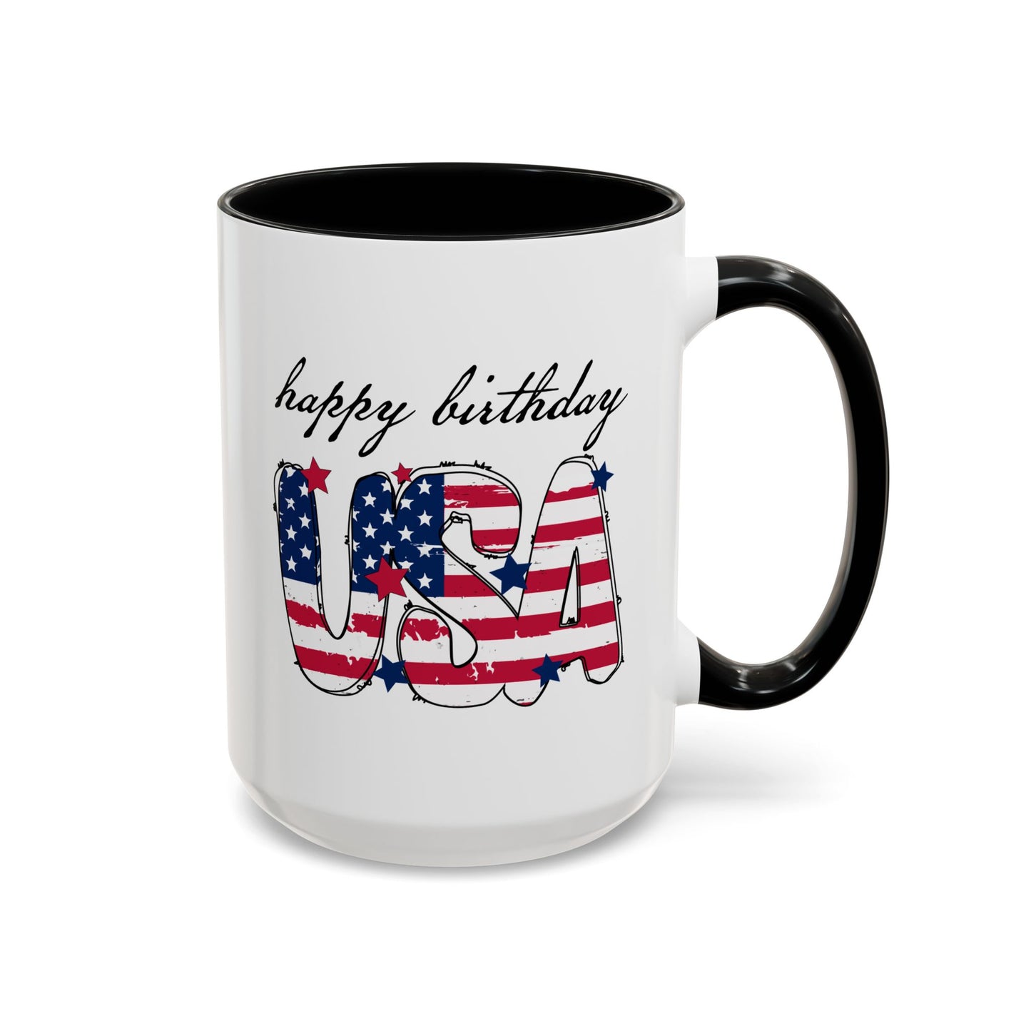4th of July Mug - Happy Birthday USA