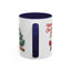 Christmas Mug - Merry Christmas Red Text Santa Tree Presents
