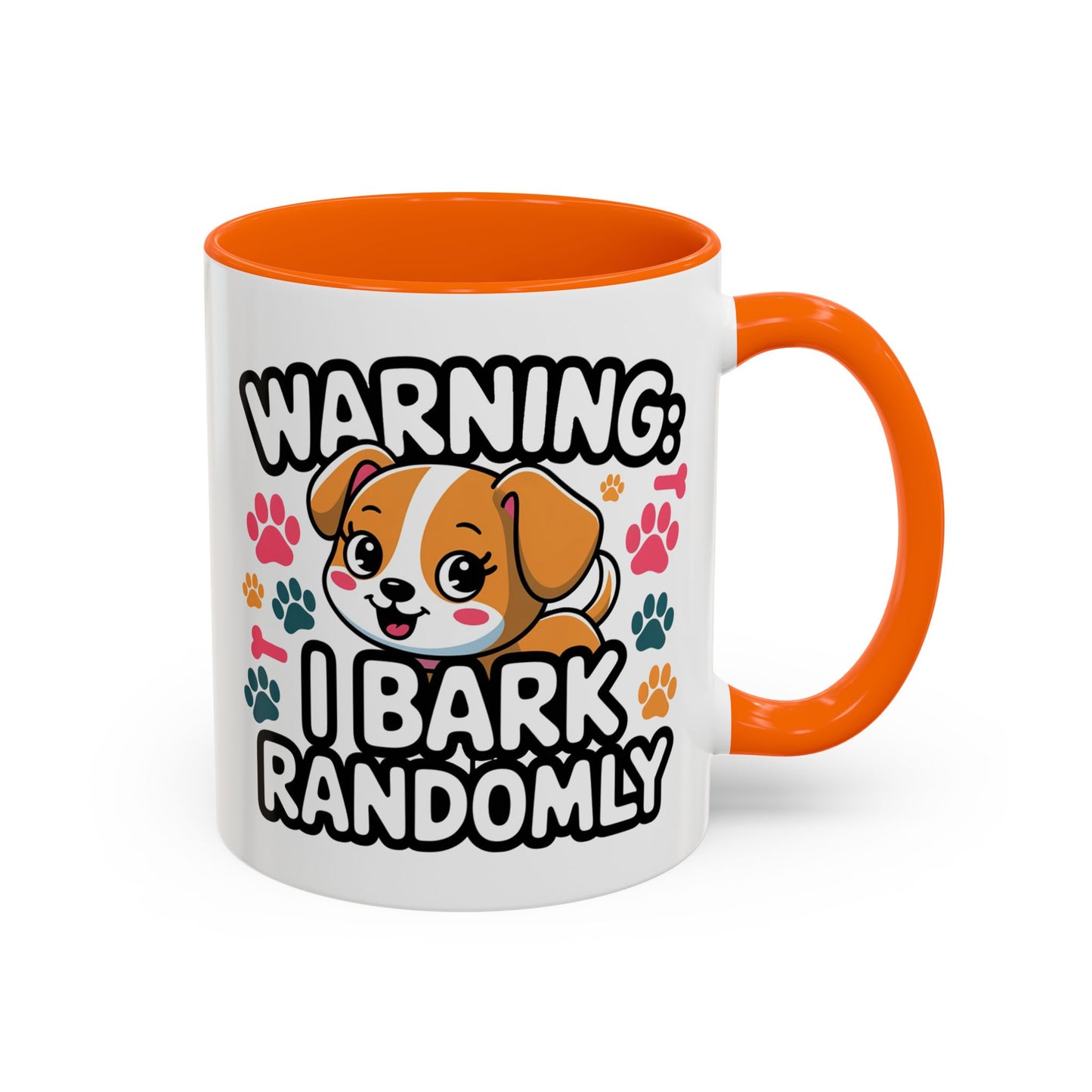 Animal Mug - Warning I Bark Randomly