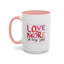 Wellness Mug - Love More Worry Less Frame