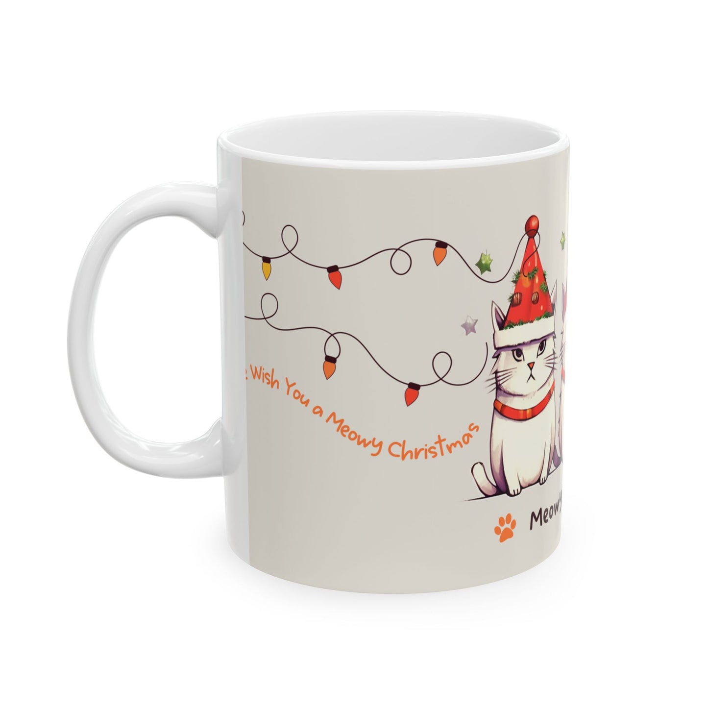 Christmas Mug - Meowy Christmas