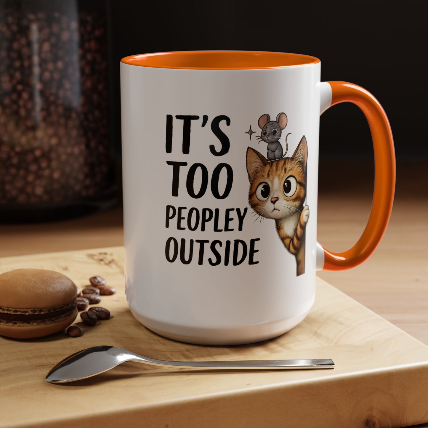 Animal Mug - It's Too Peopley Outside