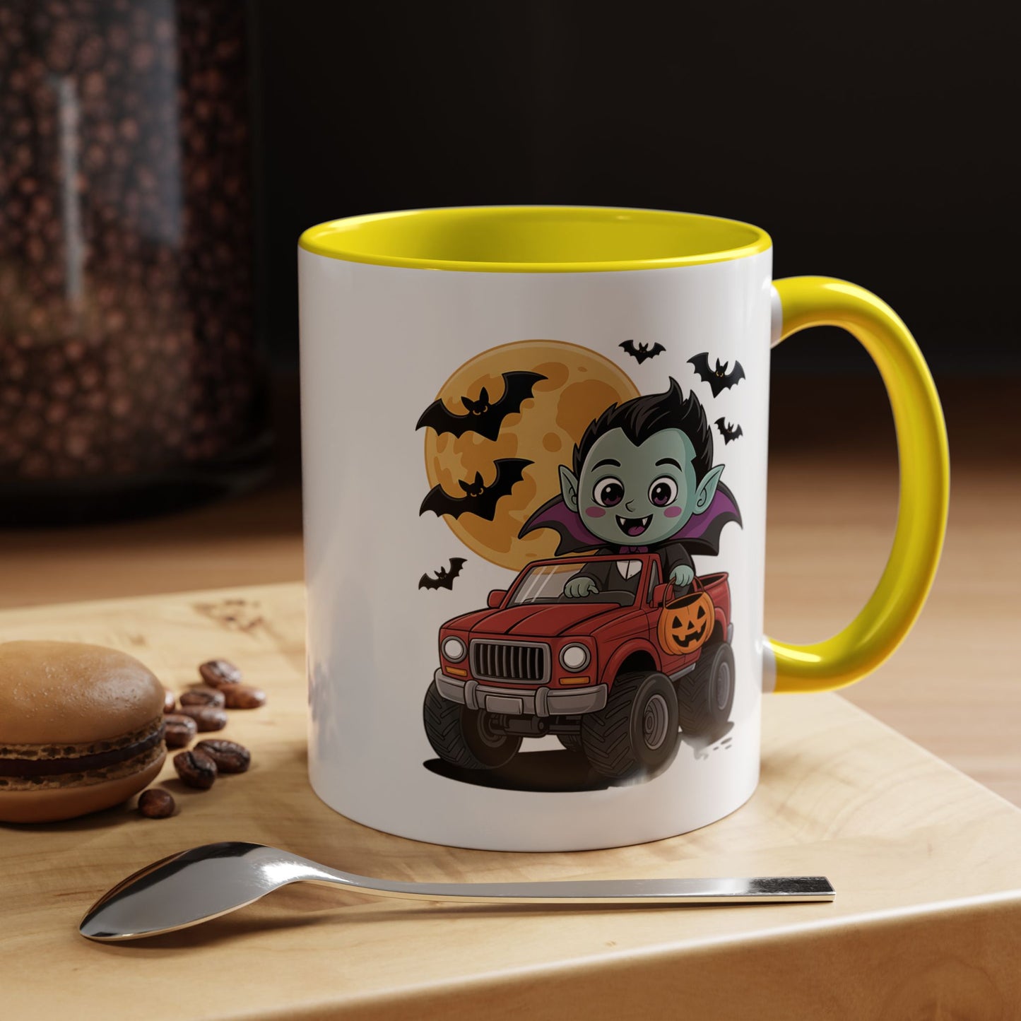 Halloween Mug - Driving Vampire