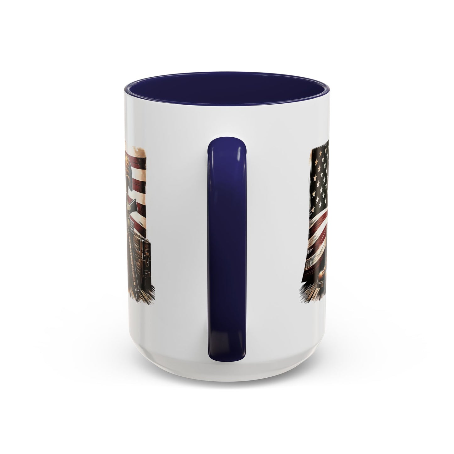 4th of July Mug - Fallen Soldier Boots Flag 3