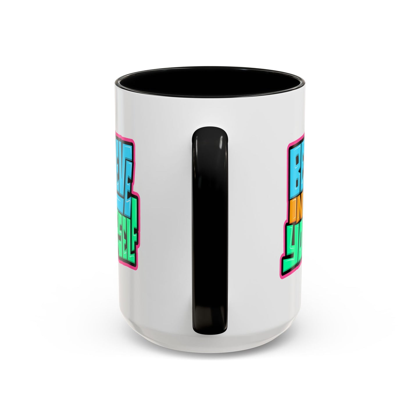 Motivation Mug - Believe In Yourself Graffiti