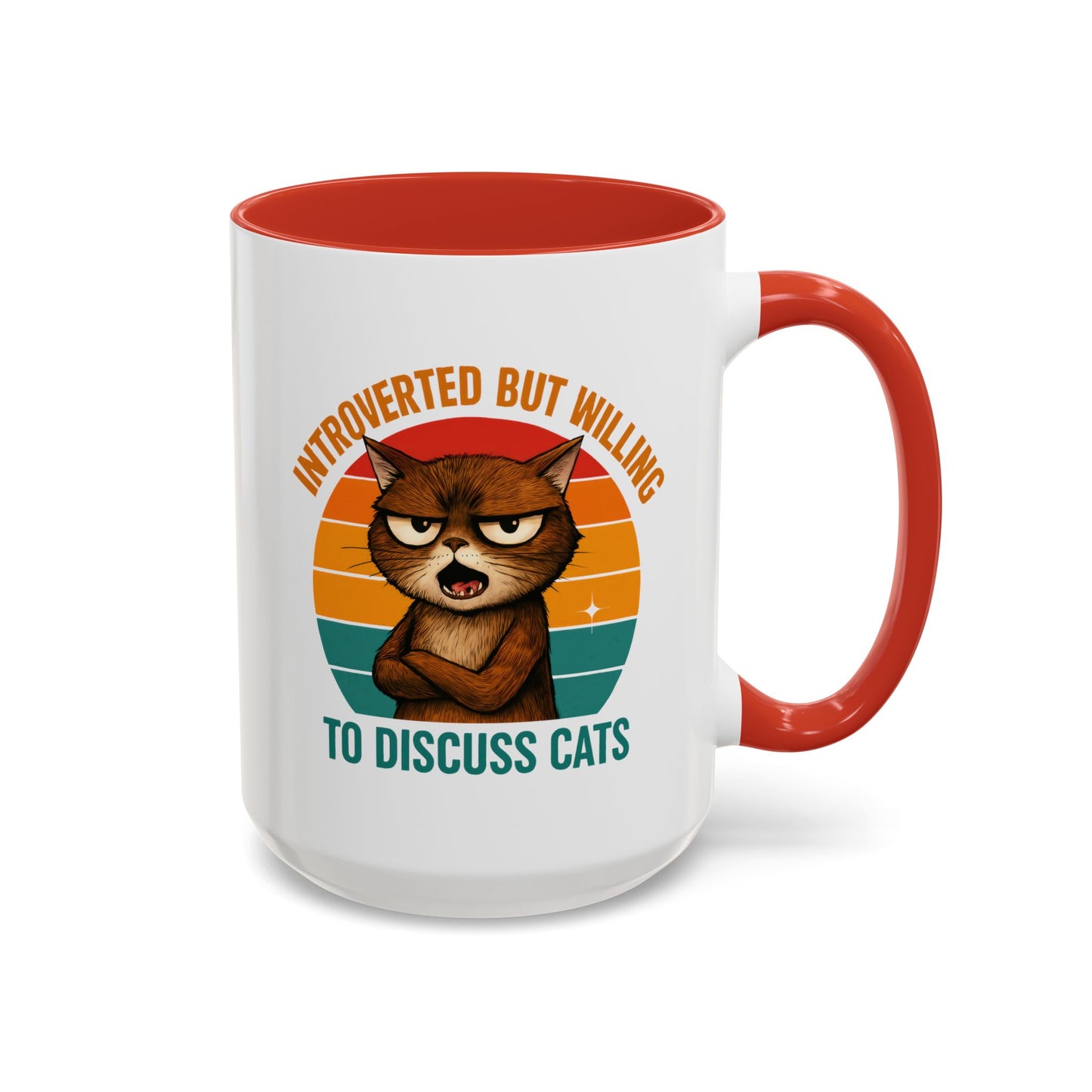 Animal Mug - Introverted But Willing To Discuss Cats