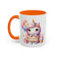 Birthday Mug - Girl Unicorn Happy Birthday Sign 2