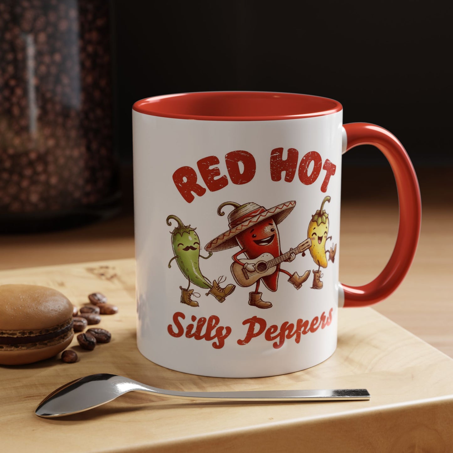Humor Mug - Red Hot Silly Peppers