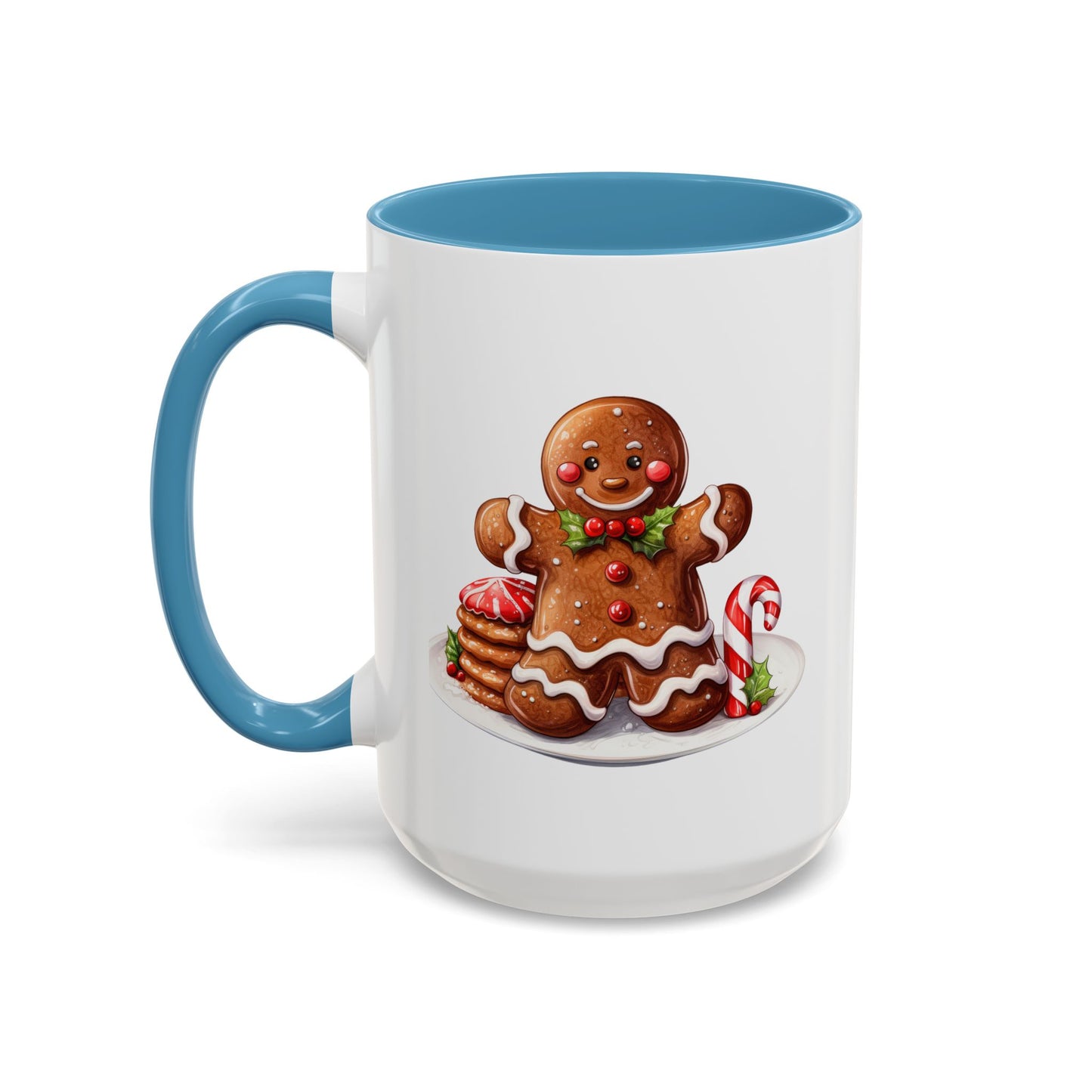 Christmas Mug - Gingerbread Man Cookies and Candy