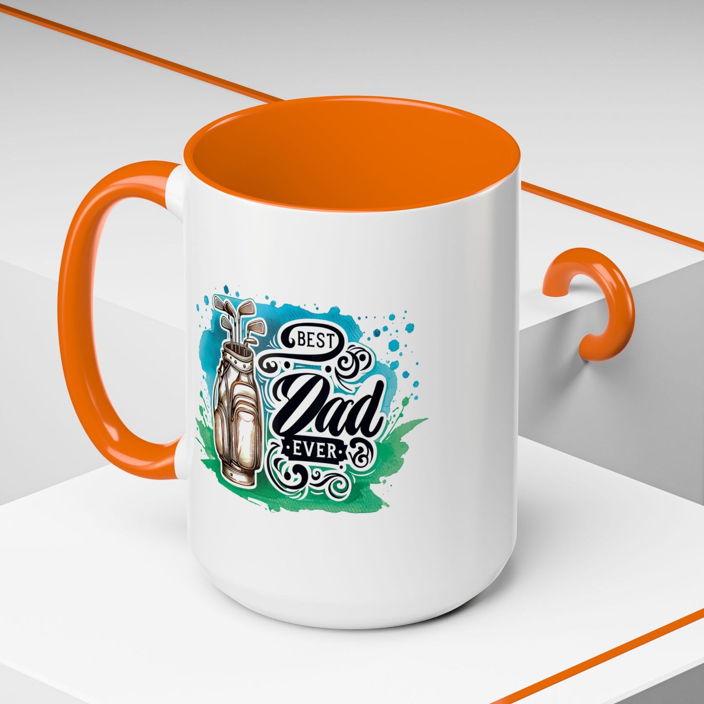 Father's Day Mug - Best Dad Ever Golf