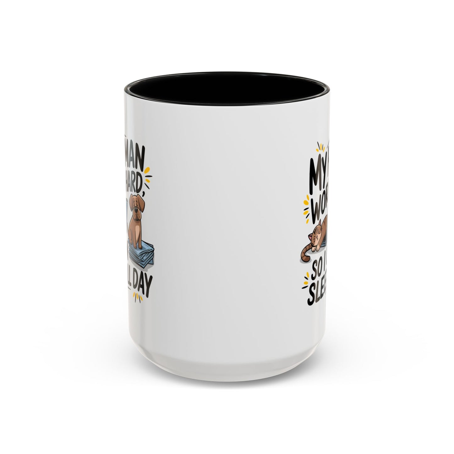 Animal Mug - My Human Works Hard