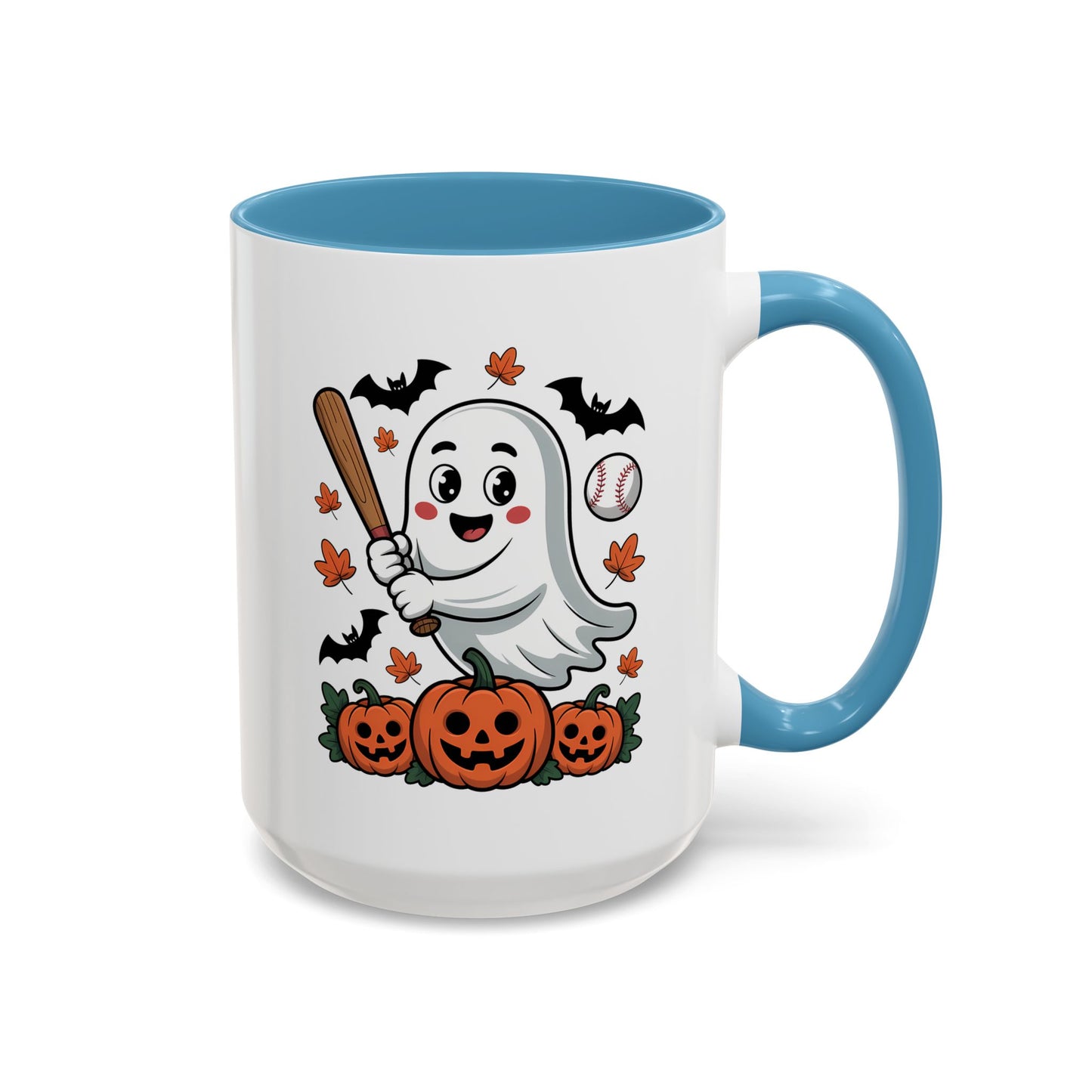 Halloween Mug - Ghost With Baseball Bat