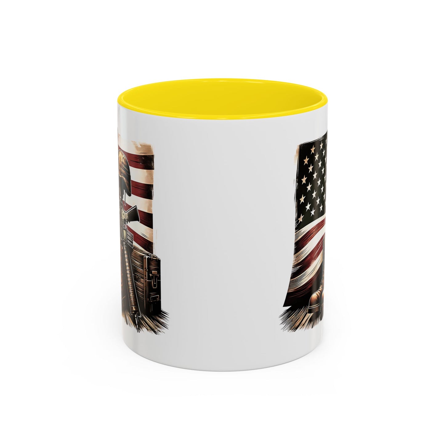 4th of July Mug - Fallen Soldier Boots Flag 3