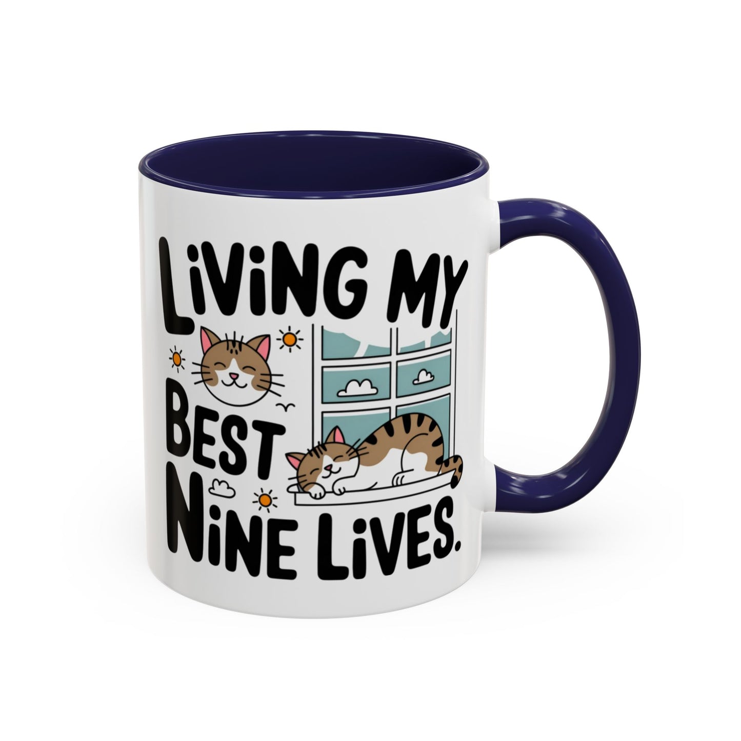 Animal Mug - Living My Best Nine Lives