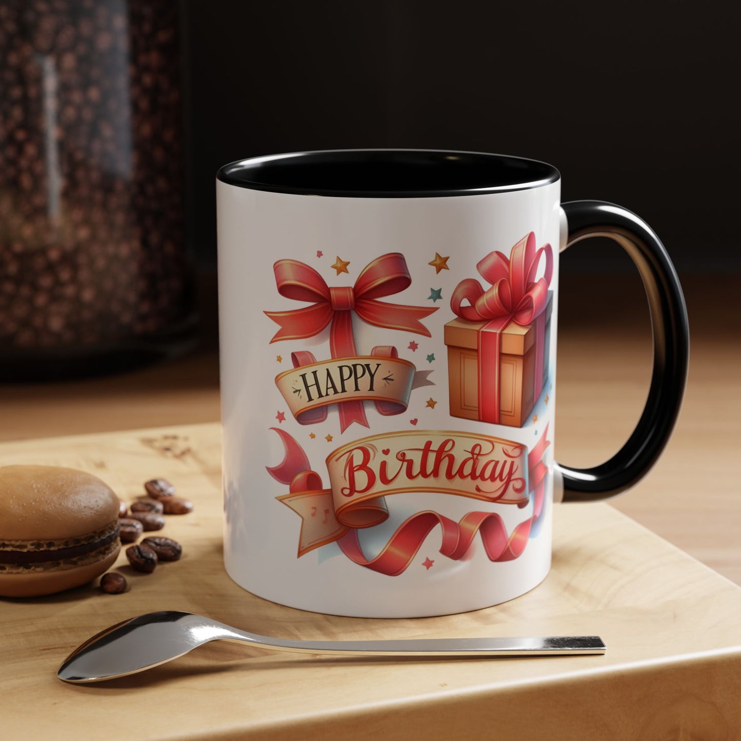 Birthday Mug - Present Ribbon
