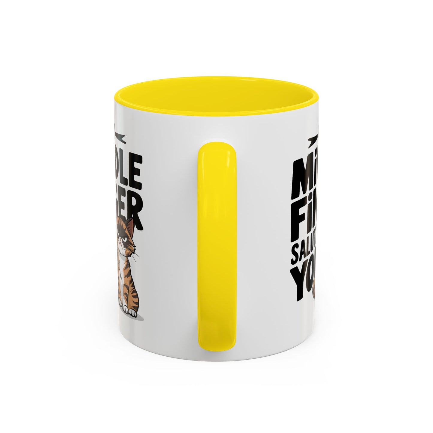 Humor Mug - My Middle Finger Salutes You