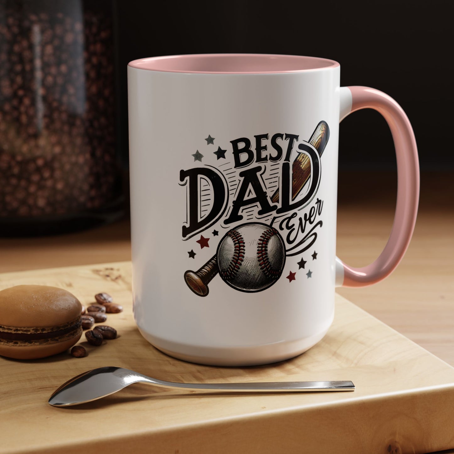 Father's Day Mug - Best Dad Ever Baseball