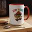 Humor Mug - Stay Weird Mushroom Skateboard