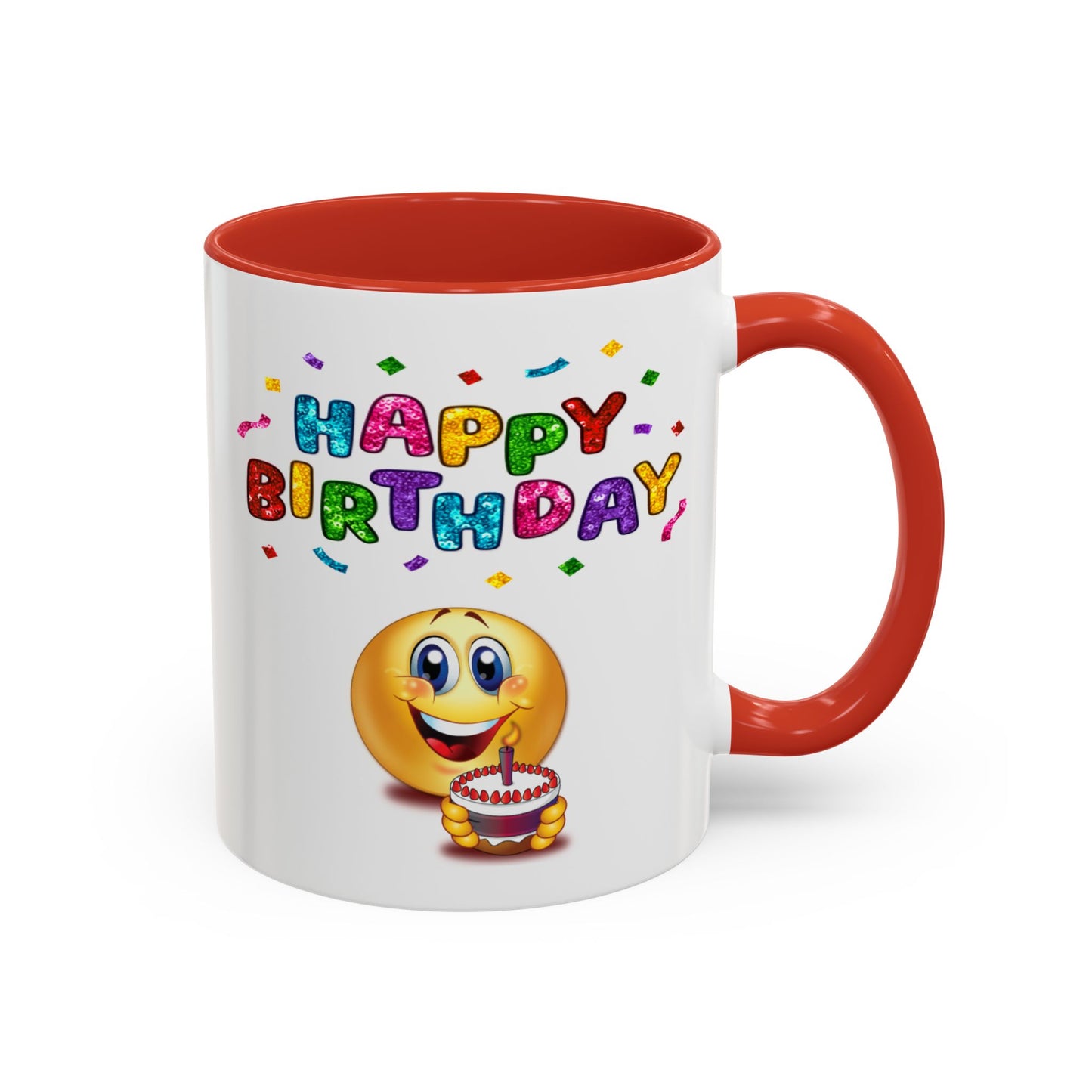 Birthday Mug - Happy Birthday Emoji