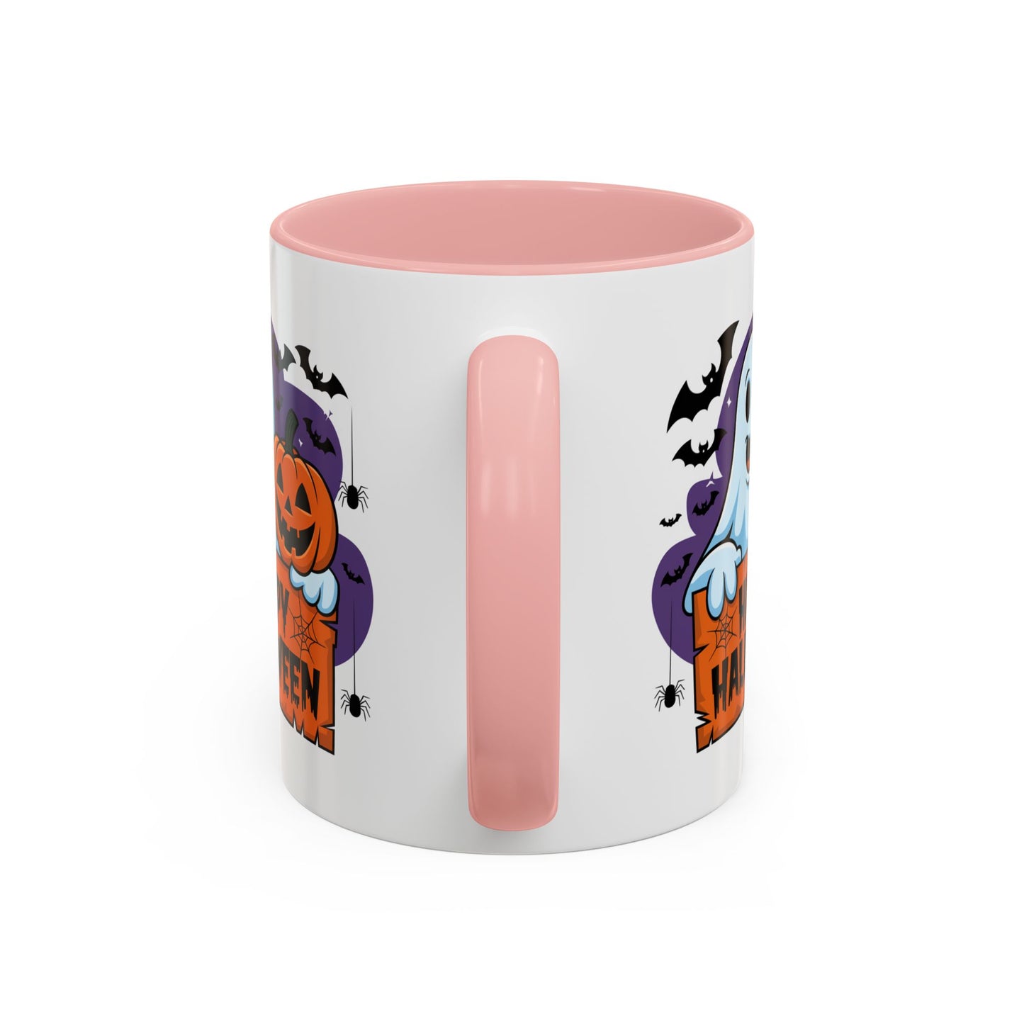 Halloween Mug - Winking Ghost With Pumpkin