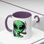 Adult Mug - Green Alien Fuck You Human