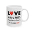 Humor Mug- Love Is Like a Fart