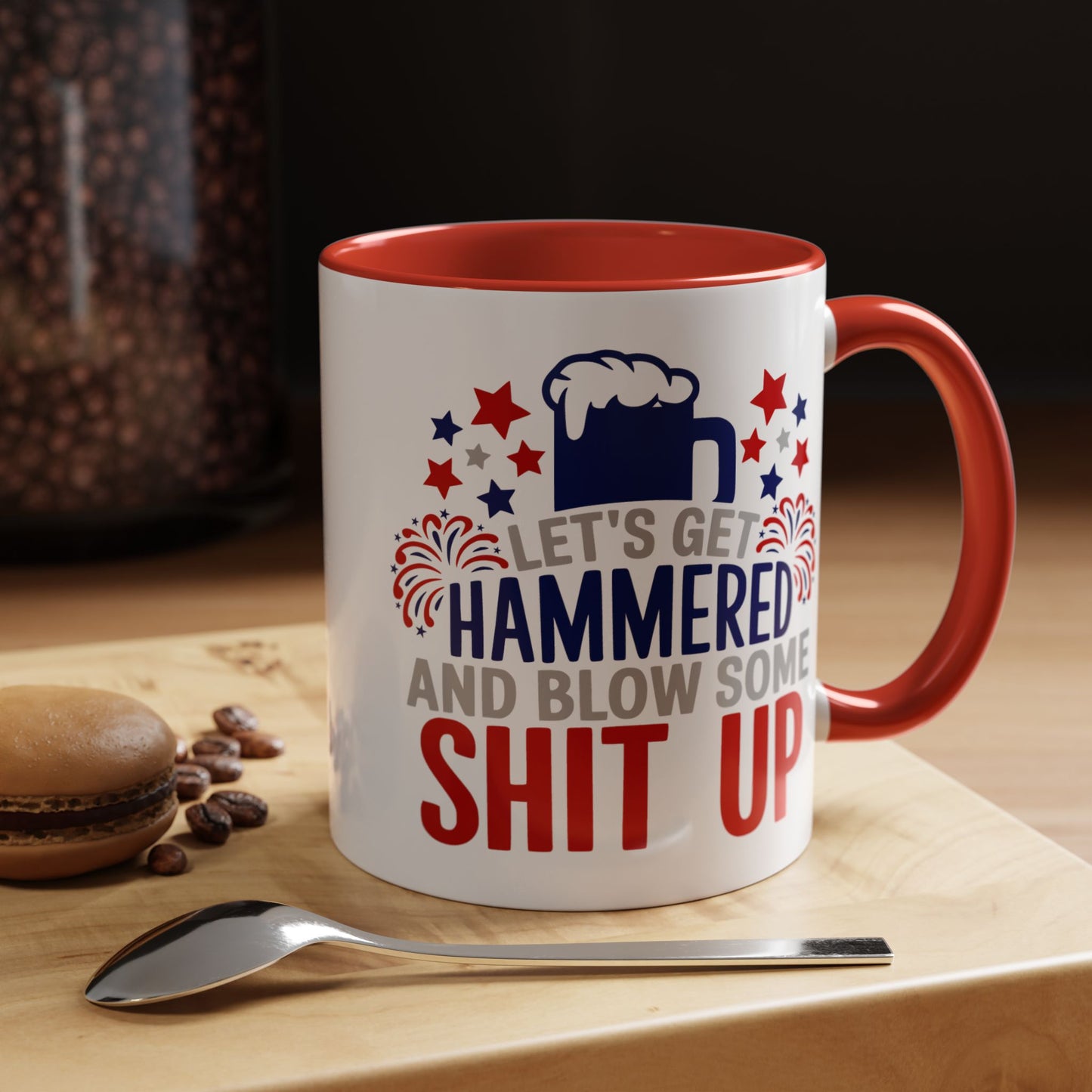 4th of July Mug - Let's Get Hammered
