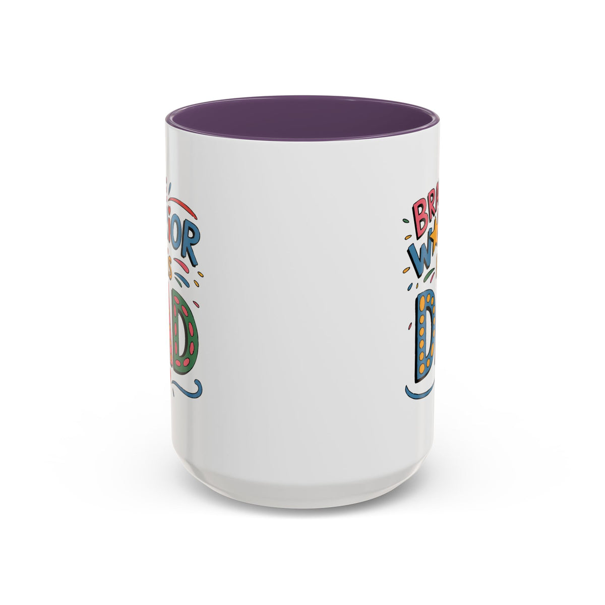 Father's Day Mug - Dad Brave Warrior