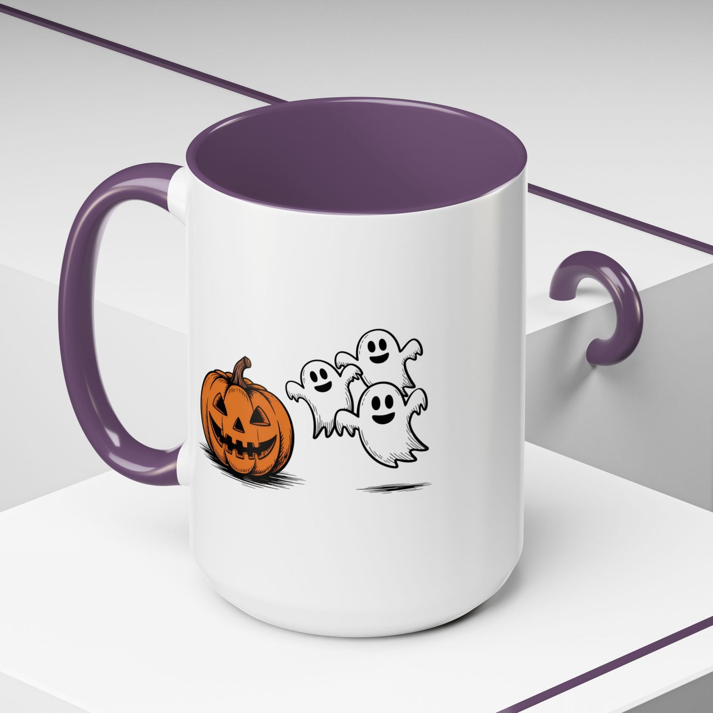 Halloween Mug - Pumpkin & Ghosts