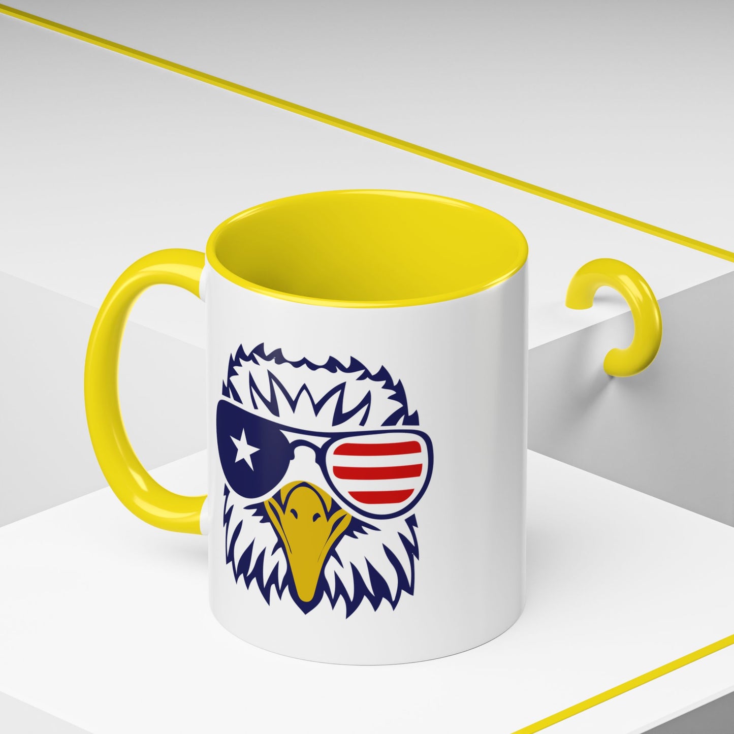 4th of July Mug - Cool American Eagle
