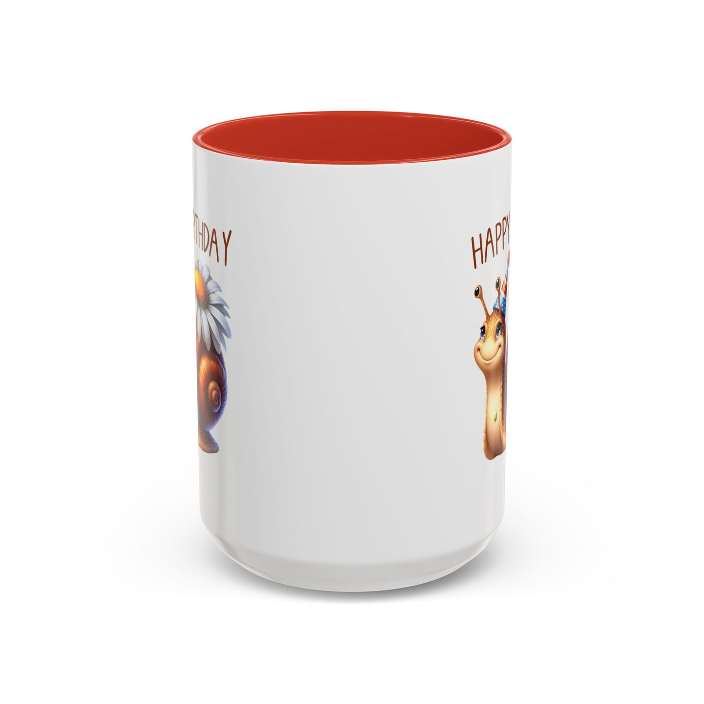 Birthday Mug - Snail Flower