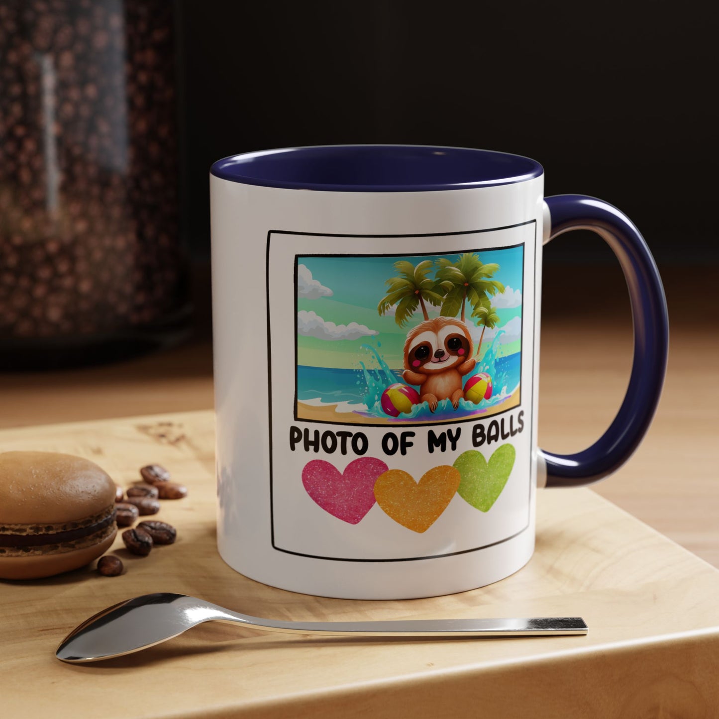 Adult Mug - Photo of My Balls