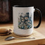 Christmas Mug - Blue Snowman Family
