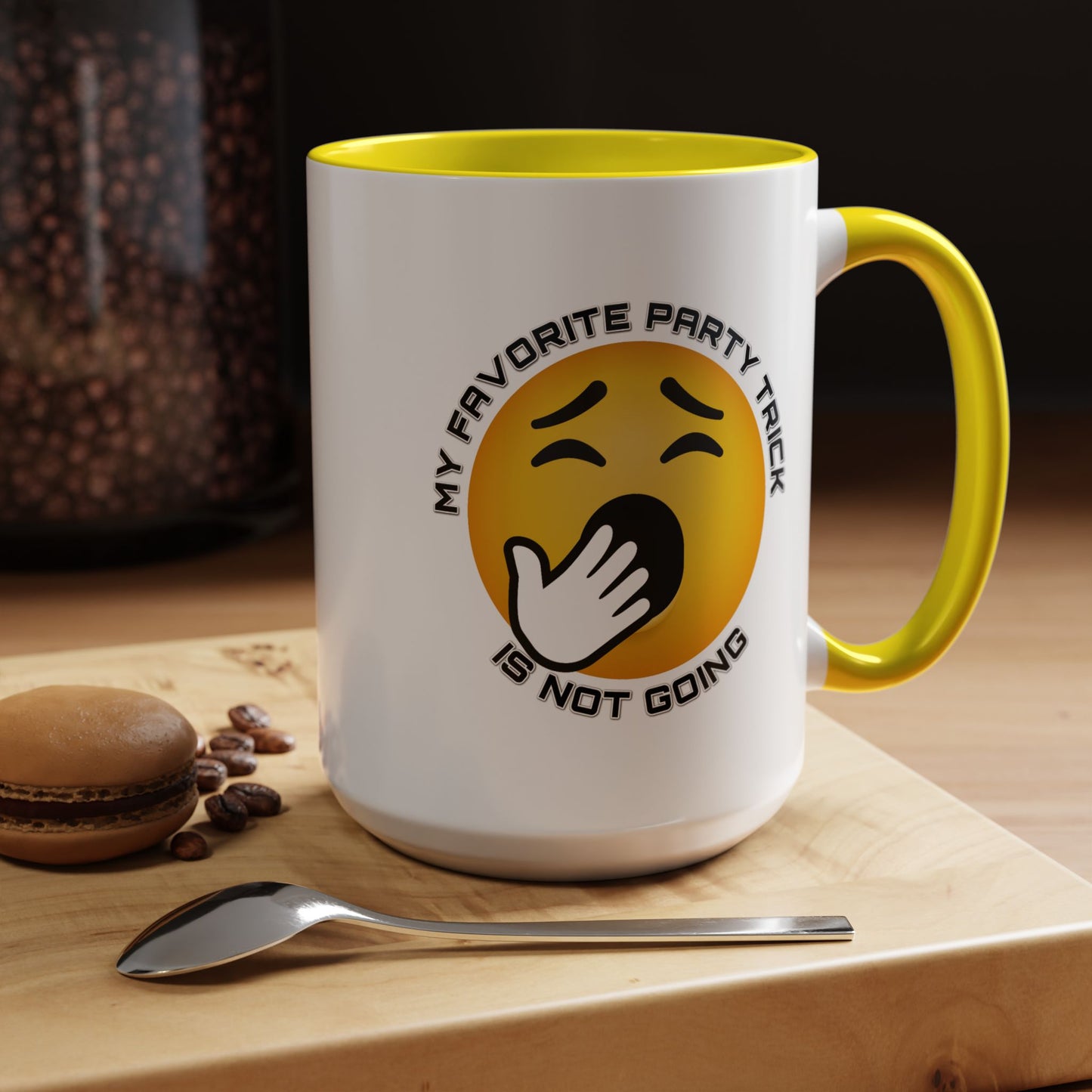 Humor Mug - My Favorite Party Trick is Not Going