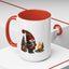 Christmas Mug - Gnome Presents and Fire