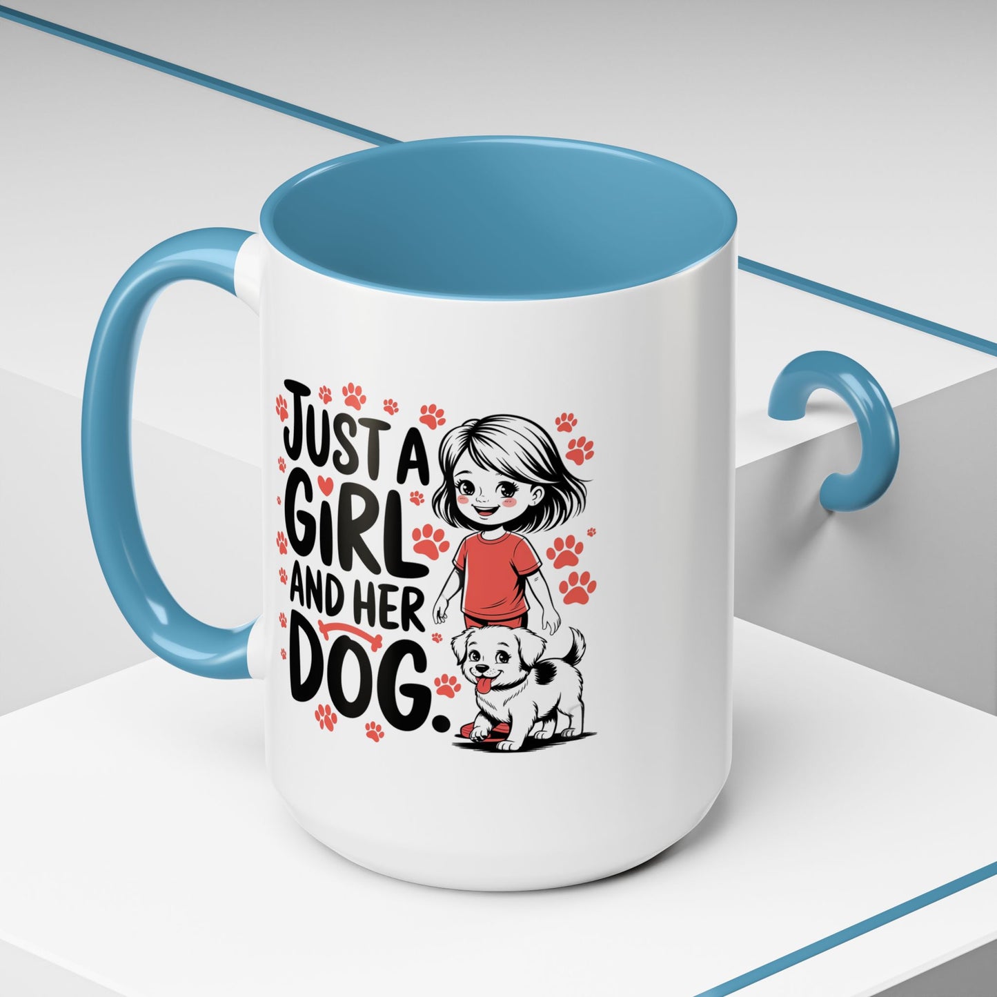 Animal Mug - Just a Girl and Her Dog