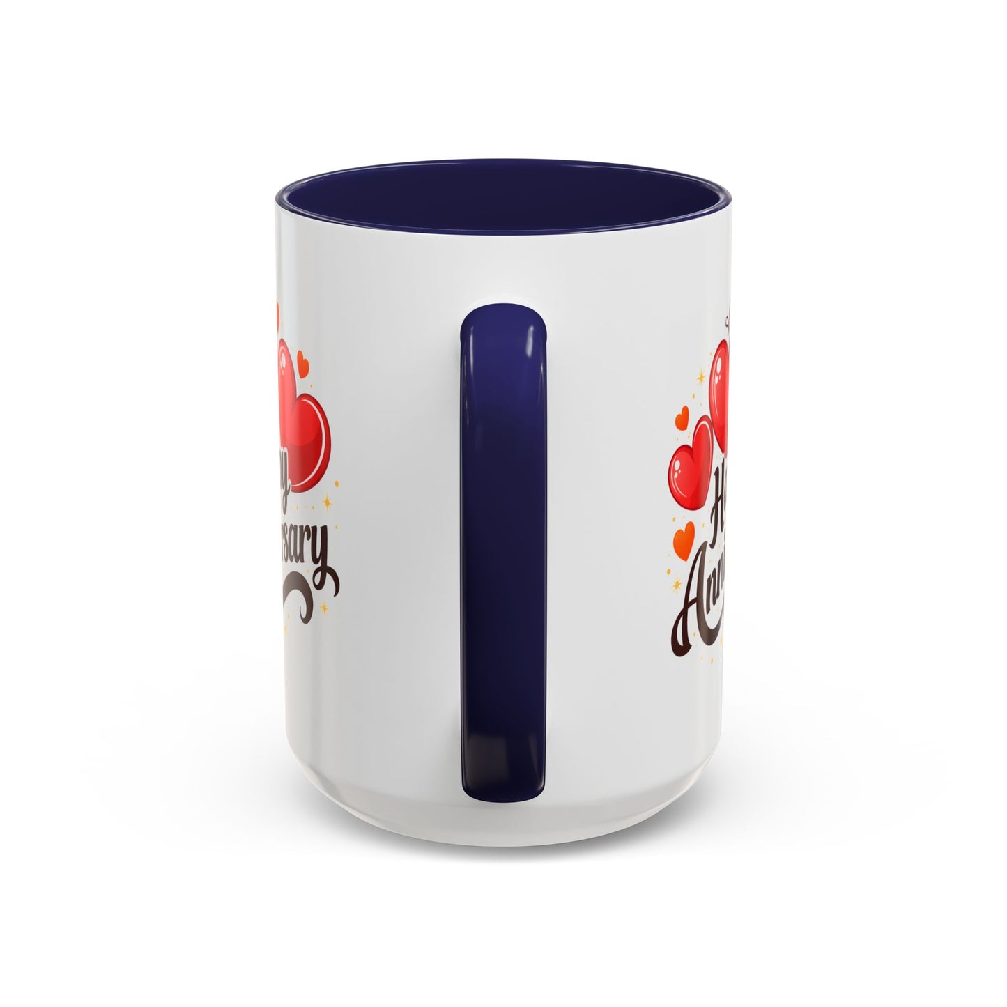 Anniversary Mug - Happy Anniversary Hearts