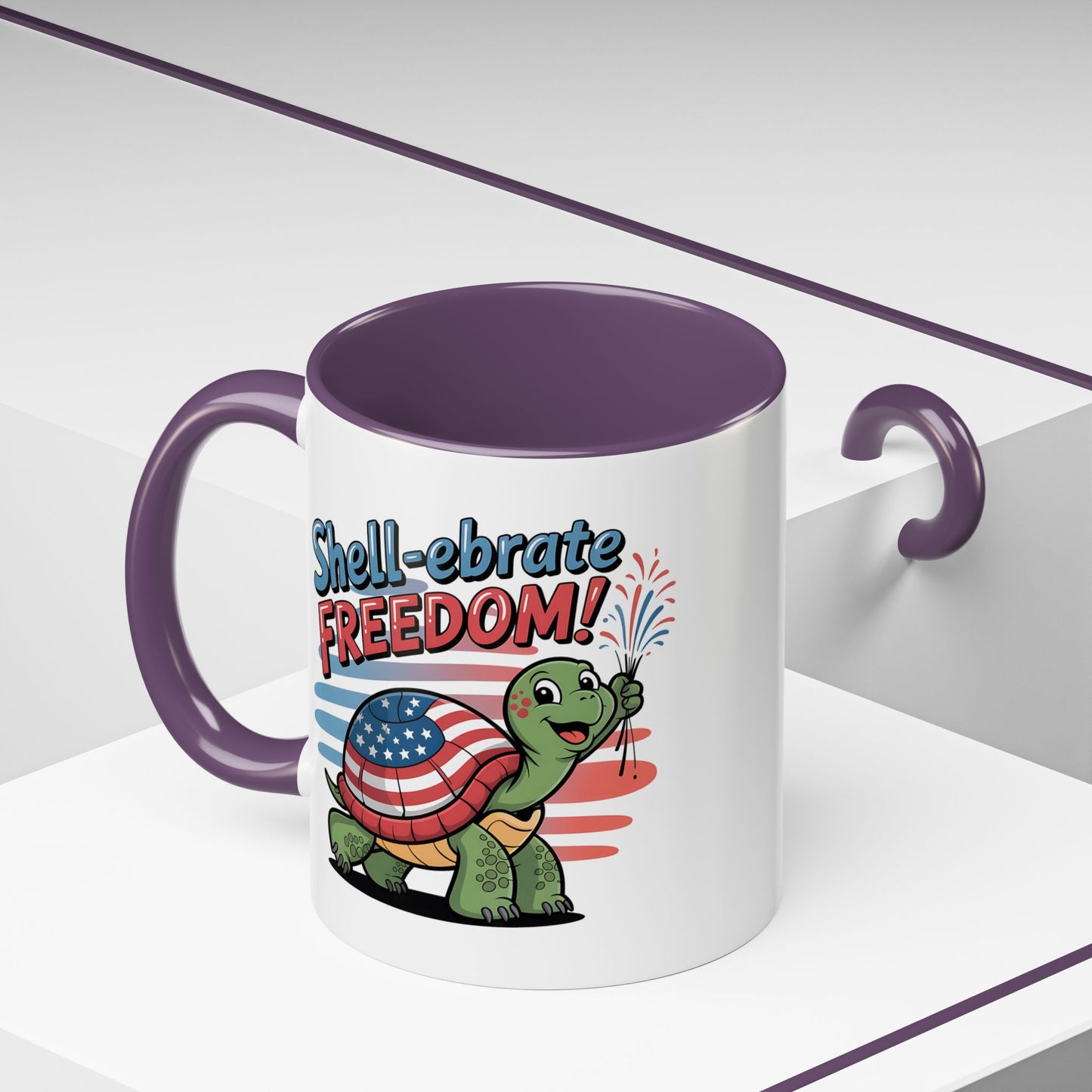 4th of July Mug - Shell-ebrate Freedom