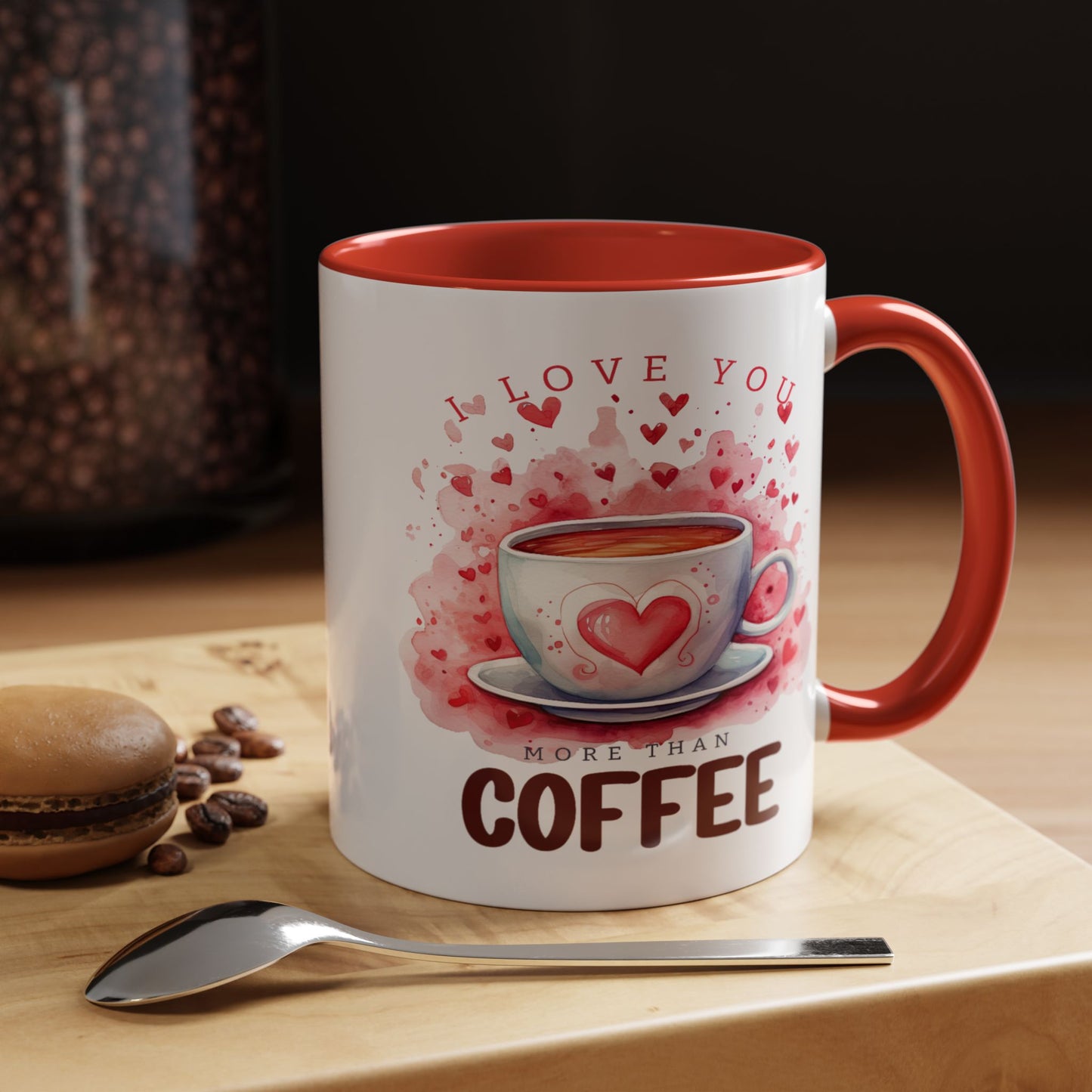 Anniversary Mug - I Love You More Than Coffee