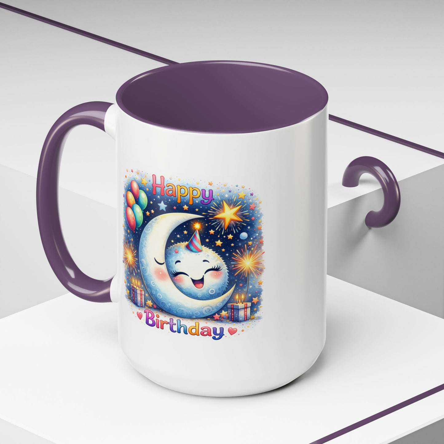 Birthday Mug - Moon and Stars