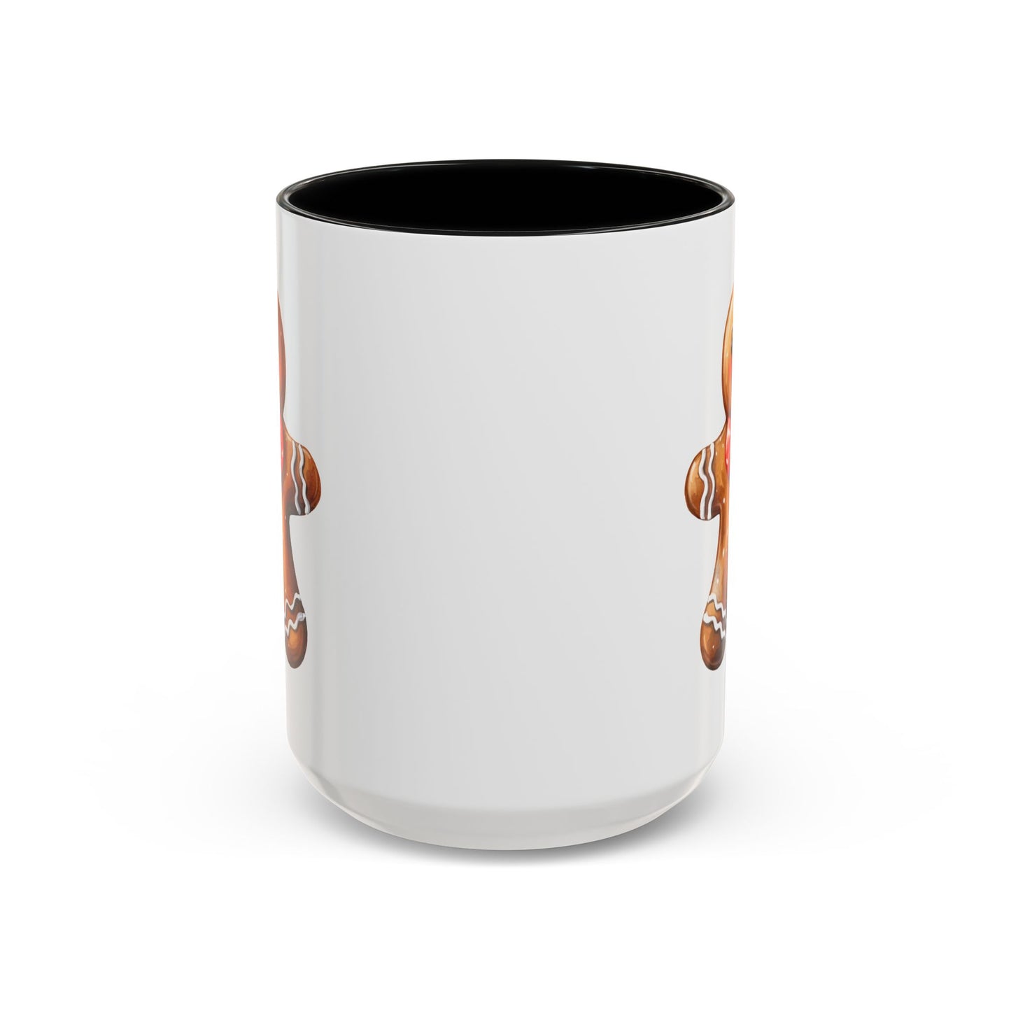Christmas Mug - Gingerbread Man Red Bow