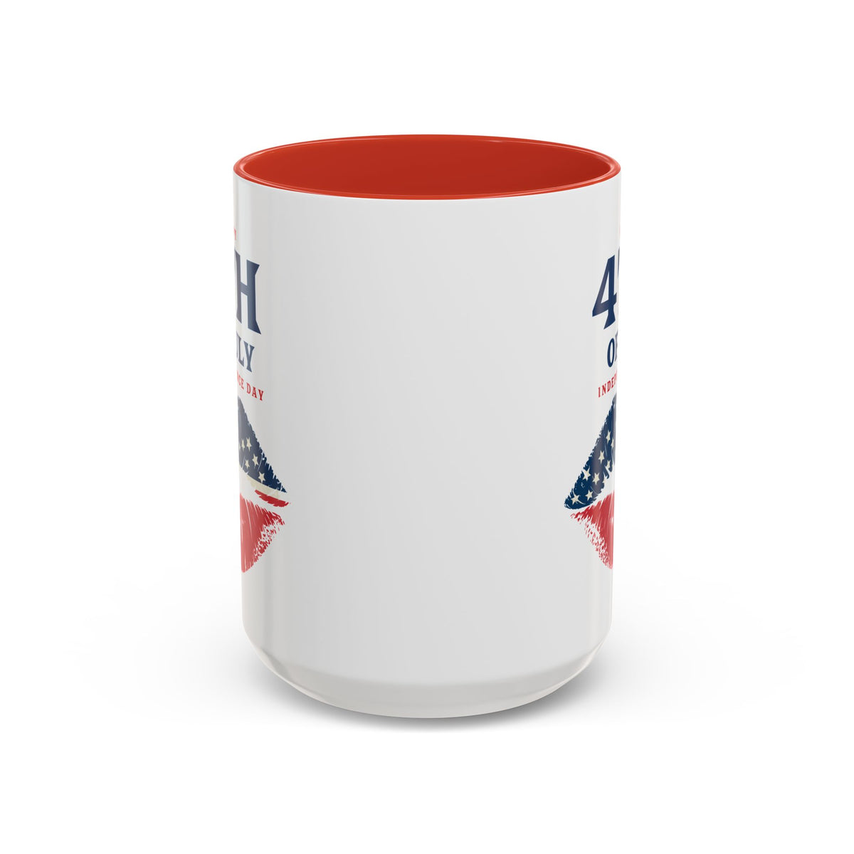 4th of July Mug - Happy 4th of July Flag Lips