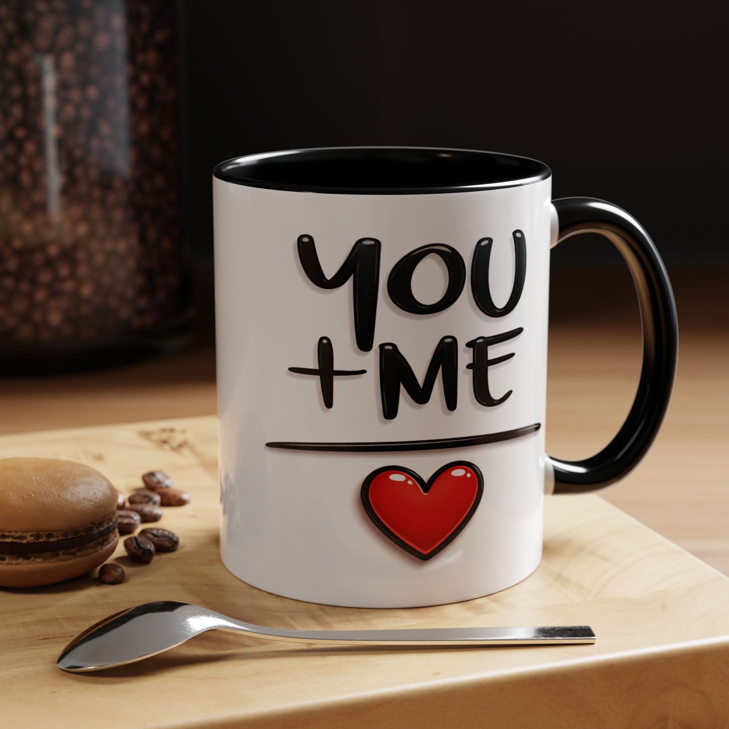 Anniversary Mug - You and Me Red Heart