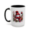 Christmas Mug - Burgundy Snowman