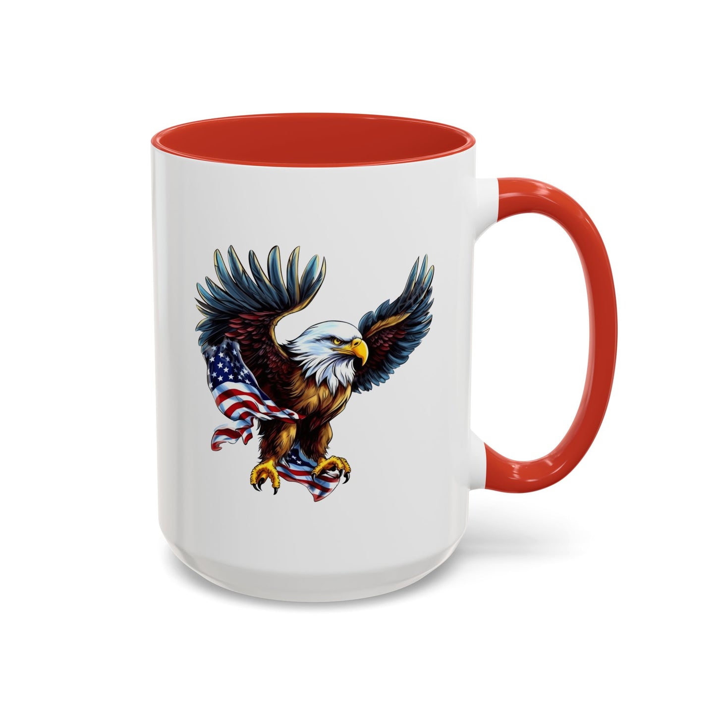 4th of July Mug - American Bald Eagle Flag 7